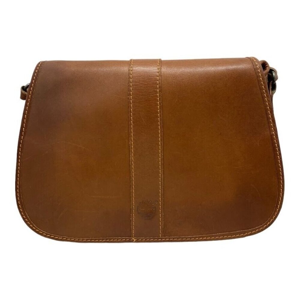 PB9 Timberland Saddle Bag Crossbody Rugged Leather